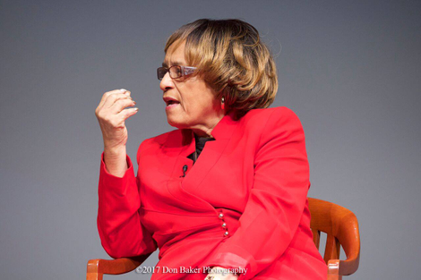 . . . discussing the book at the Newseum in 2017. (Credit: Don Baker Photography)